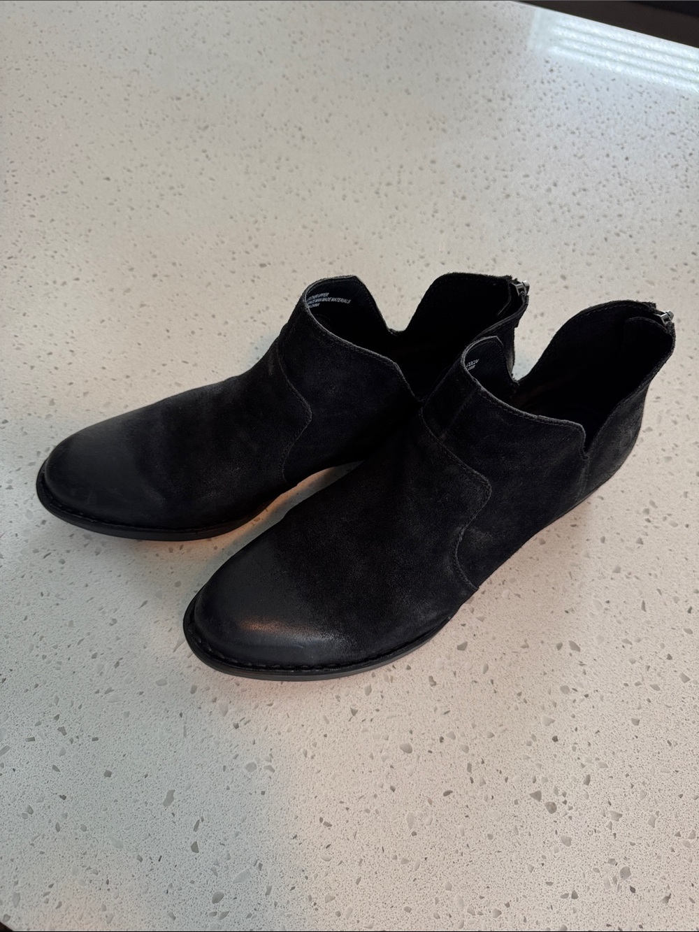 Women’s Black Suede Ankle Boots
